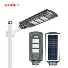 Factory direct sale high lumen outdoor Ip65 40w 80w 120w 160w led solar street light all in one